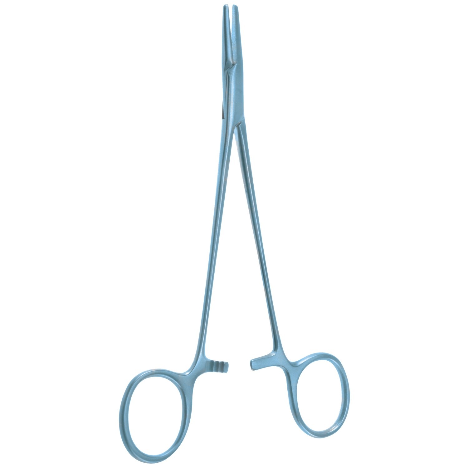Titanium Mayo-Hegar Needle Holder, Jaw Surfaces Impregnated W/ Fine Tungsten Carbide Dust, 6 1/4" (16.0 Cm)